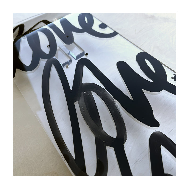 "LOVE" ACRYLIC SKATEBOARD- Pre Order for June