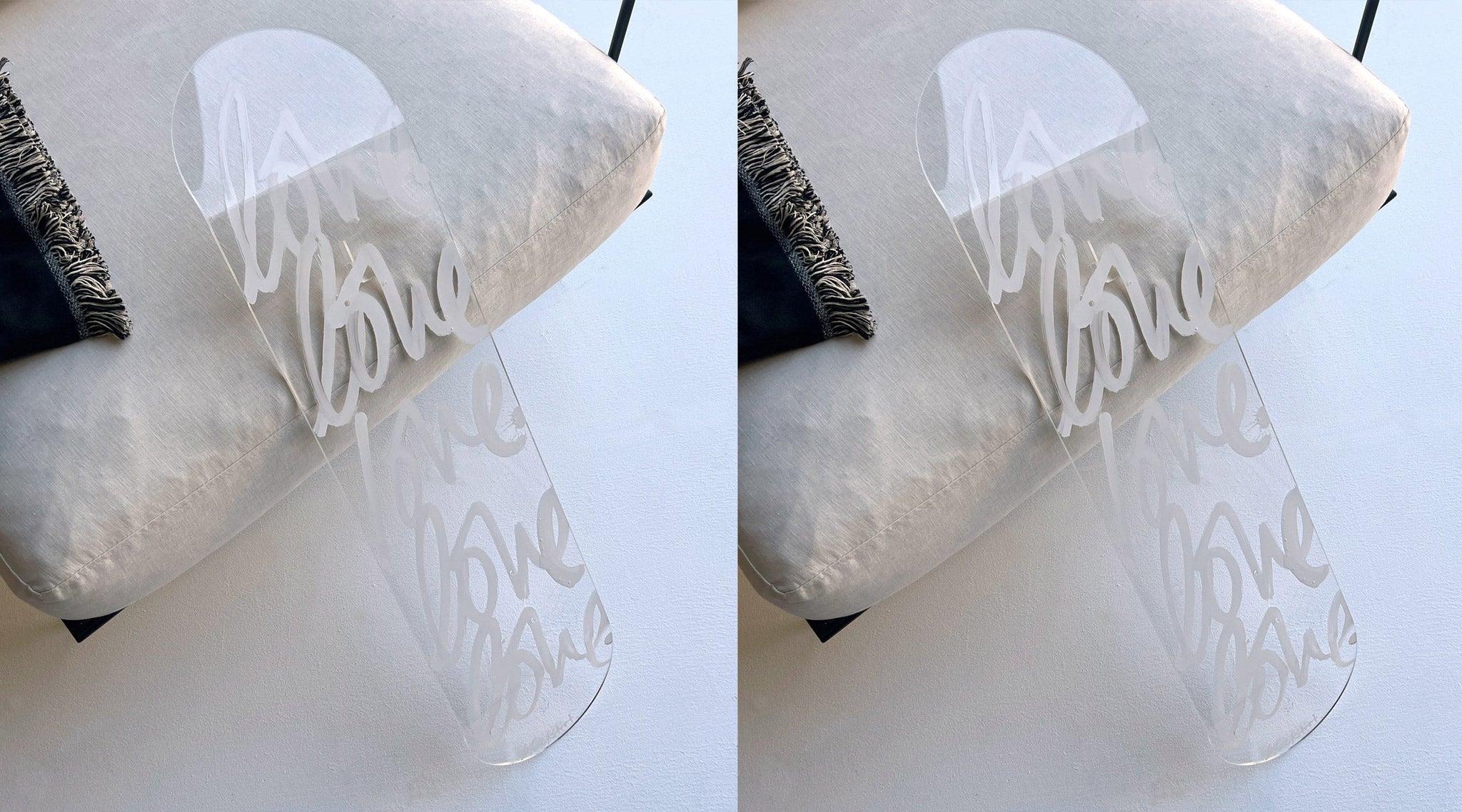 "LOVE" ACRYLIC SKATEBOARD- Pre Order for June