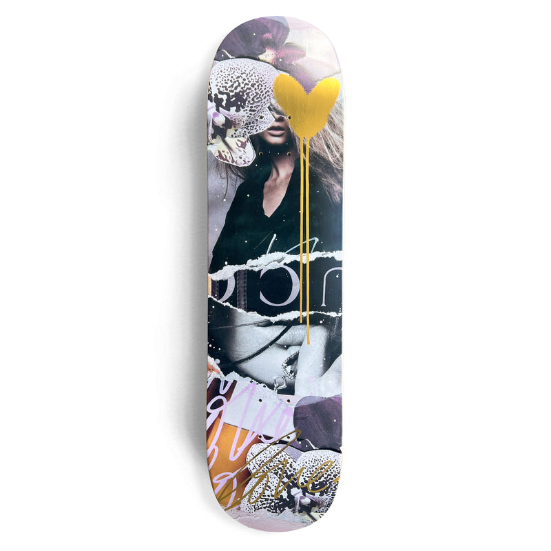 YOUR LOVE IS GOLDEN SKATEBOARD