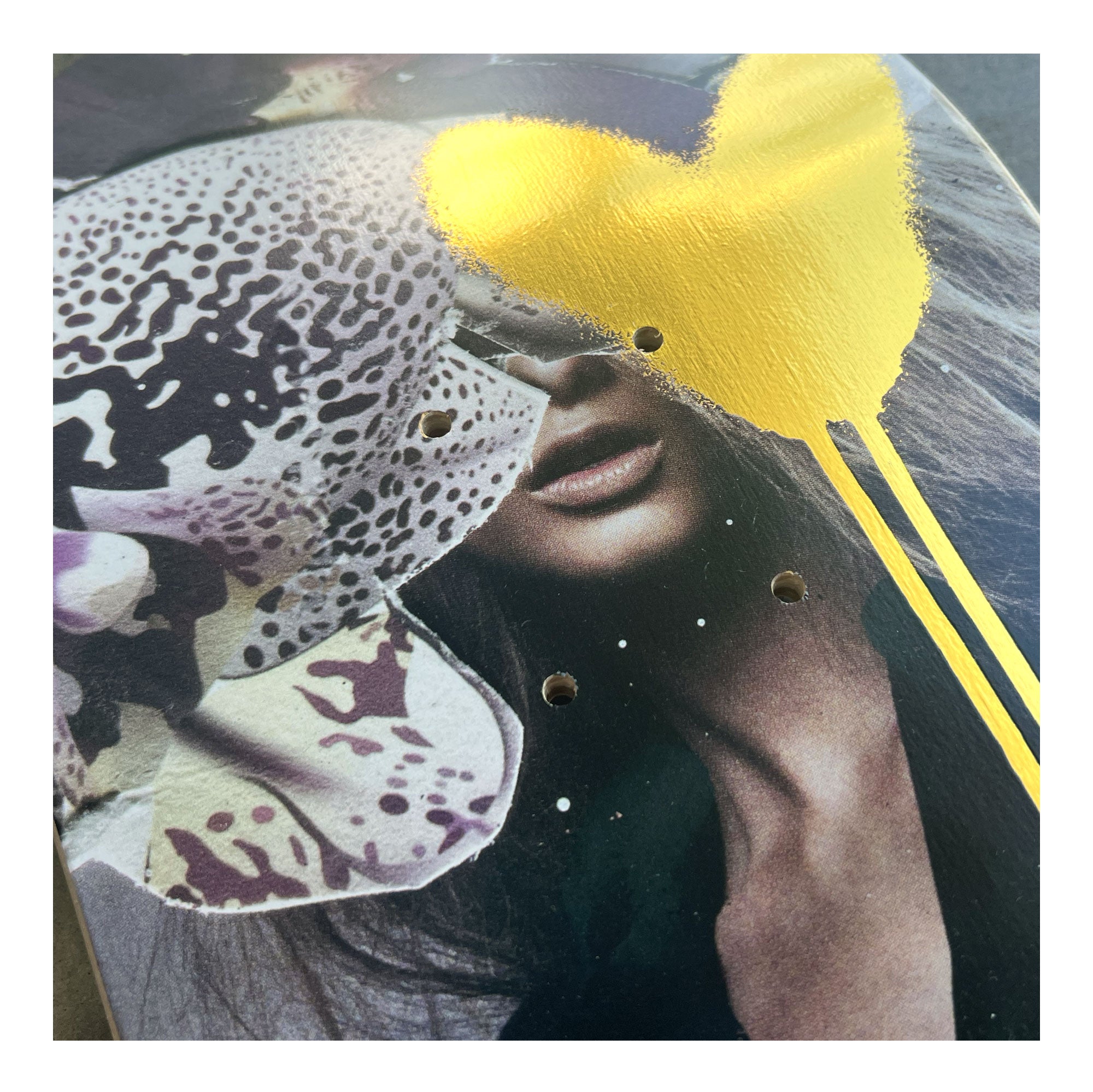 YOUR LOVE IS GOLDEN SKATEBOARD