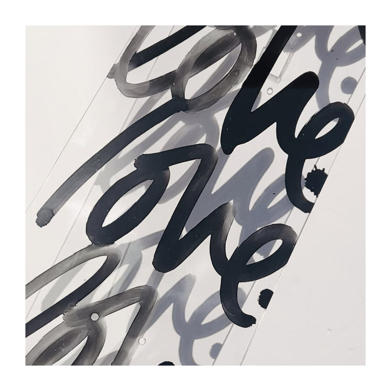 "LOVE" ACRYLIC SKATEBOARD- Pre Order for June