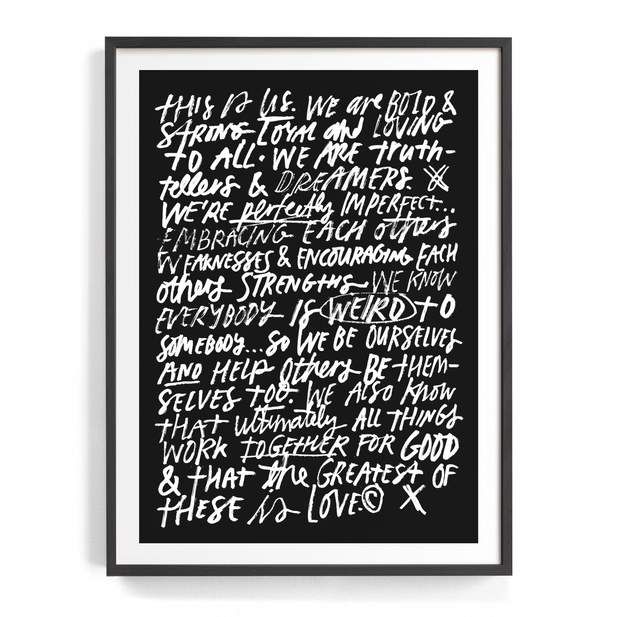 FAMILY MANTRA – BLACK